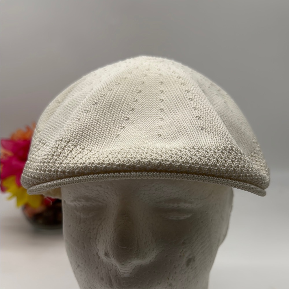 I Love Golf White Textured News Boy Golf Cap